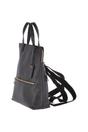 Black 'Borsa Zainetto' 2 in 1 Leather Backpack Handbag, Image 2 of 3