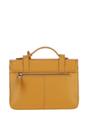 Ochre Stylish Real Leather Large Satchel Bag, Image 3 of 4