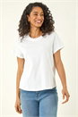 White Dusk Premium Stretch T-Shirt , Image 4 of 5