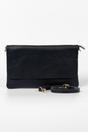 Navy Blue Italian Leather Clutch Bag, Image 3 of 3