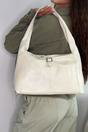 Beige Classic Sleek Shoulder Bag, Image 2 of 4