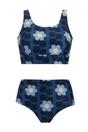 Blue Orla Kiely Reversible Bikini Set, Image 4 of 6