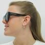 Black Alexander McQueen Black Cat Eye Black Grey AM0299S, Image 7 of 8