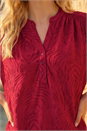 Red Texture Burnout Shirt, Image 4 of 4