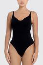 Black Sweetheart Sculpting Bodysuit, Image 3 of 5