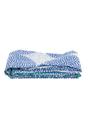 Blue Circles Spotted Cotton Lightweight Scarf, Image 3 of 4
