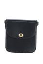 Black Medium Real Leather Crossbody Bag, Image 1 of 5