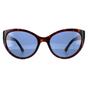 Cat Eye Dark Havana Blue Sunglasses, Image 1 of 4