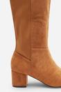 Beige 'Cherish' Block Heel Knee High Boots, Image 2 of 7
