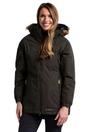 Dark Green Celebrity Insulated Longline Parka Jacket, Image 4 of 5