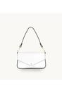 White The Munro White Leather Shoulder Bag, Image 1 of 7