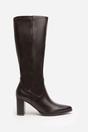 Dark Brown 'Ainsley' Block Heel Knee High Boots, Image 2 of 6