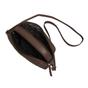 Tan 'IRIS' Quilted Soft Pebble Grain Leather Crossbody Bag, Image 5 of 6