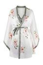 Multi 2 Piece Satin Nightdress Set with Belted Floral Robe, Image 2 of 7