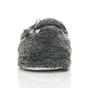 Grey AJVANI Grey Fleece Mules Slippers, Image 5 of 5