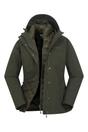 Khaki Alaskan 3 in 1 Padded Jacket, Image 5 of 6