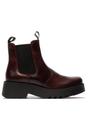 Red Womens Soft Chelsea Ankle Boots-MEDI789, Image 1 of 5
