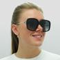 Black Alexander McQueen Black Square Black Silver Grey Gradient AM0374S, Image 5 of 7