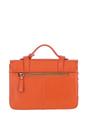 Orange Ashwood Leather Orange Stylish Real Leather Large Satchel Bag, Image 3 of 4