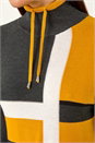 Yellow Colour Block Roll Neck Knit, Image 5 of 5