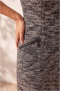 Chocolate Petite Boucle Dress, Image 4 of 4