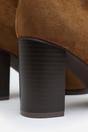 Khaki 'Artic' Block Heel Ankle Boot, Image 5 of 6