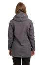 Charcoal Kristen Long Hooded Waterproof Jacket, Image 2 of 8