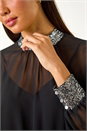 Silver Chiffon Sequin Detail Top, Image 5 of 5