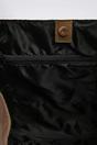 Taupe Women's Faux Leather Asymmetric Hobo Shoulder Bag, Image 3 of 3