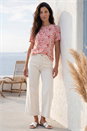 CORAL Classic Abstract Print Top, Image 2 of 4