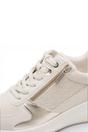 Ivory Tamaris Ivory Tamaris  White Gold Platform Sneakers, Image 5 of 6