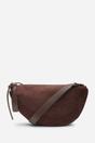 Dark Brown Where's That From Dark Brown 'Cloud' Suede Crossbody Shoulder Bag, Image 1 of 6