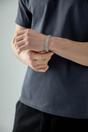 Silver Double Franco Chain Bracelet, Image 2 of 2