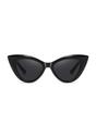 Black AVANT-GARDE PARIS Black Chic Cat Eye Polarized Sunglasses, Image 2 of 5