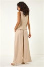 Beige Dusk Waist Coat, Image 3 of 4
