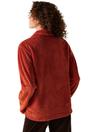 Rust Heidy Fluffy Full Zip Fleece Jacket, Image 3 of 4