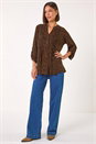 Amber Floral Paisley Pintuck Shirt, Image 2 of 5