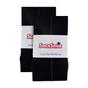Black 2 Pack Seamed Stockings with Lace Top, Image 3 of 3