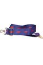 Blue Sarta Blue Lightning Bolt Woven Bag Strap, Image 2 of 2