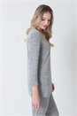 Grey Julianna V-Neck Lounge Top, Image 4 of 5