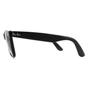 Black Rectangle Black Green Polarized Wayfarer 2140 Sunglasses, Image 3 of 3