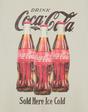 Beige Coca Cola Sold Here Ice Cold Large T-Shirt, Image 6 of 6