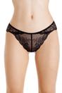 Black 3 Pack Lace Brazilian Briefs, Image 1 of 3
