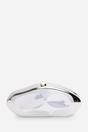 Silver Nude Sculpted Evening Clutch Bag, Image 1 of 6
