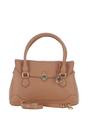 Camel Ashwood Leather Camel Premium Leather Shoulder Bag with Detachable Crossbody Strap, Image 1 of 4