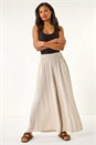 Stone Relaxed Wide Leg Trouser, Image 2 of 7