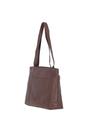 Brown 'Newport' Real Leather Multi-Pocket Shoulder Bag, Image 5 of 5
