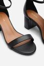 Black Beacon Ankle Strap Block Heel Sandals, Image 5 of 6