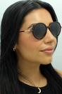 Brown Round Demi Tortoise Brown Gold Grey Polarized B2135, Image 1 of 1