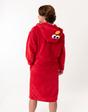 Red Sesame Street Elmo Small Hooded Bathrobe, Image 2 of 6